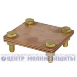 Соединитель полоса-полоса с разделительной пластиной, медный